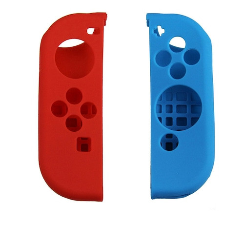 מגן סיליקון עבור Nintendo Switch - כחול + אדום